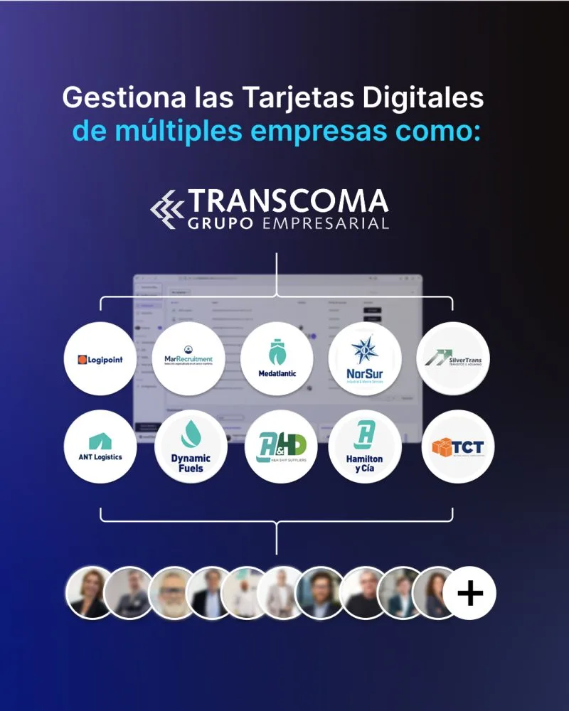 Banner del dashboard multimarca de Grupo Transcoma.