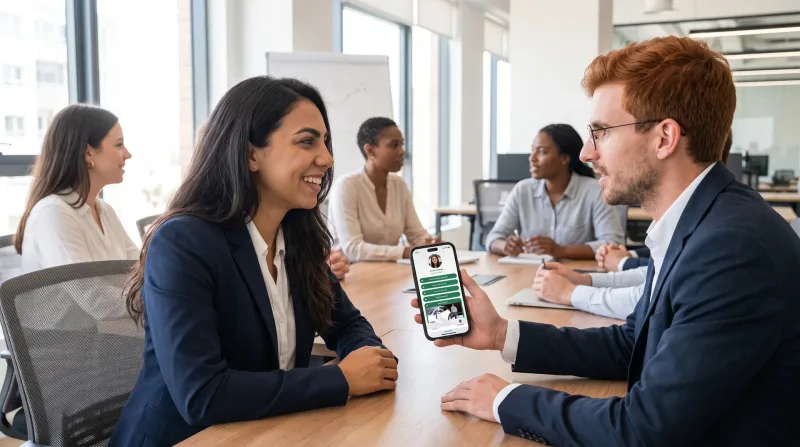 Digital business card software for companies: what a team platform must include